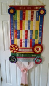 Ribbon quilt